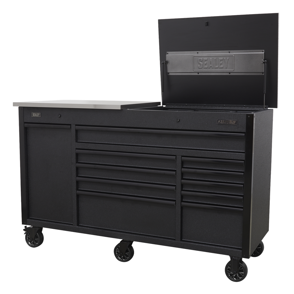 Superline PRO® Mobile Tool Cabinet with Power Tool Charging Drawer 1600mm