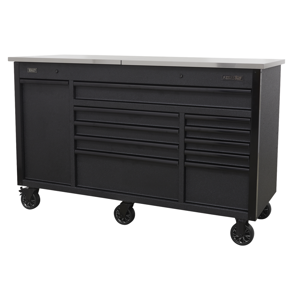 Superline PRO® Mobile Tool Cabinet with Power Tool Charging Drawer 1600mm