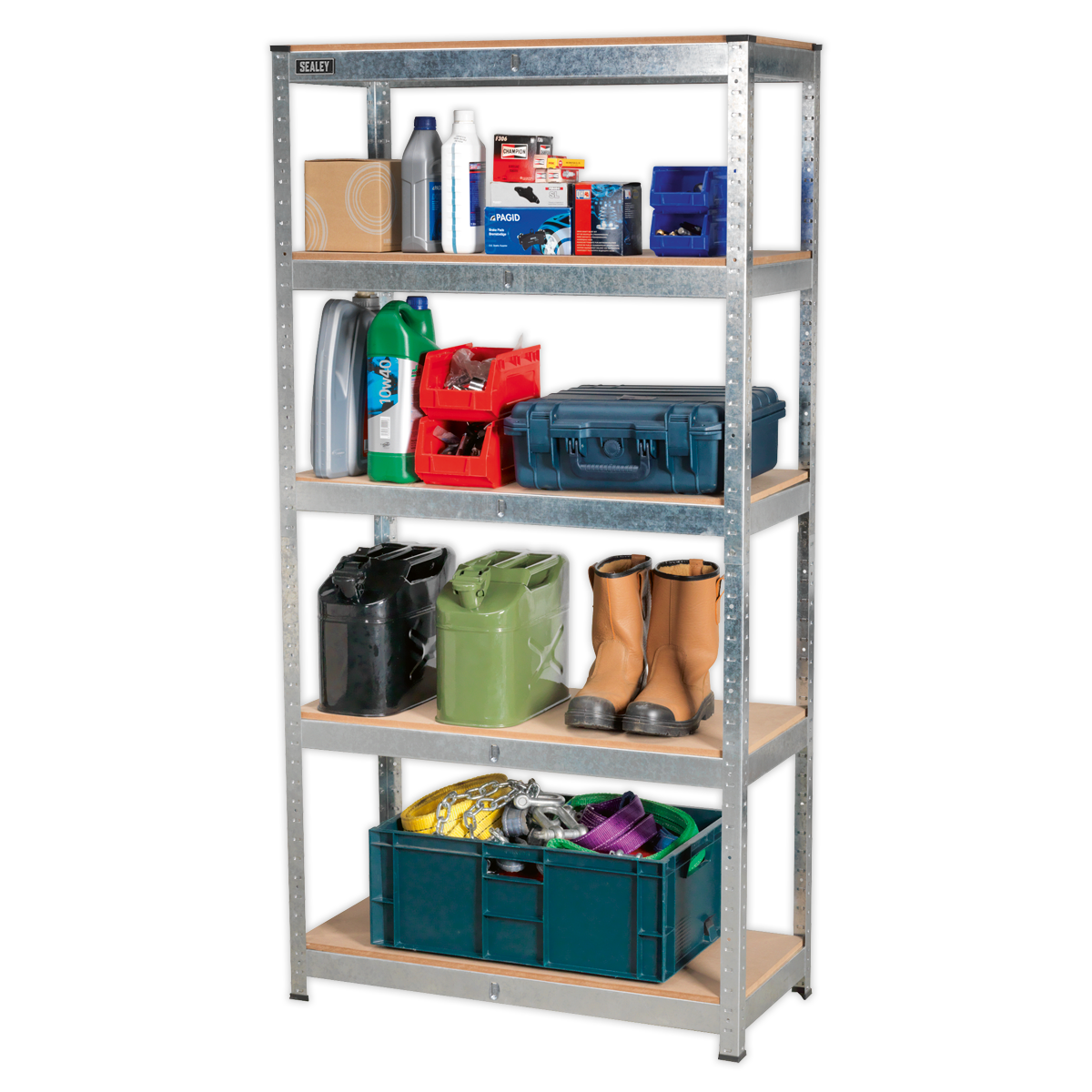 Racking Unit with 5 Shelves 350kg Capacity Per Level