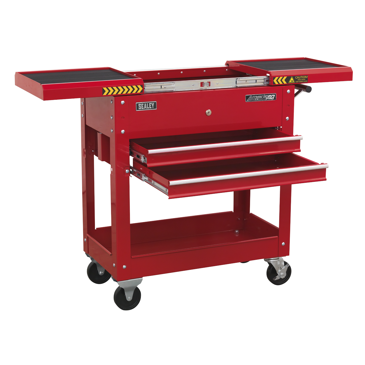 American PRO® Mobile Tool & Parts Trolley - Red