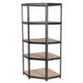 5-Level Corner Racking Unit 150kg Capacity Per Level