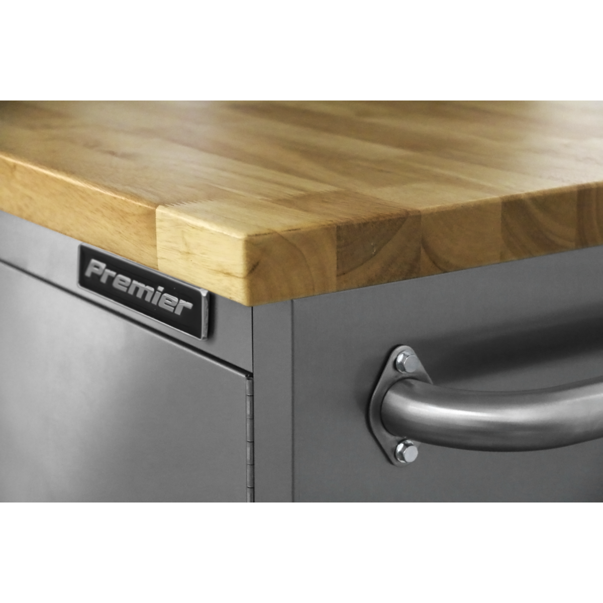 Premier™ Mobile Stainless Steel Tool Cabinet & Cupboard 10 Drawer
