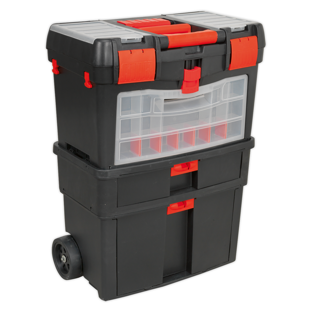 Mobile Toolbox with Tote Tray & Removable Assortment Box (AP850)