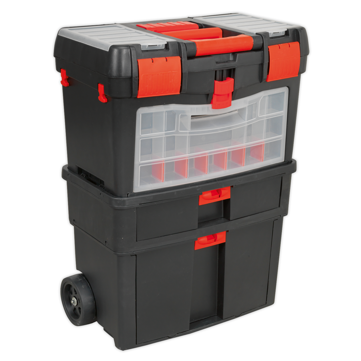 Mobile Toolbox with Tote Tray & Removable Assortment Box (AP850)