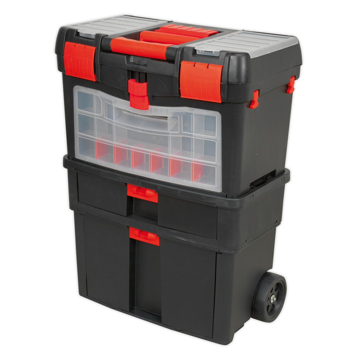Mobile Toolbox with Tote Tray & Removable Assortment Box (AP850)