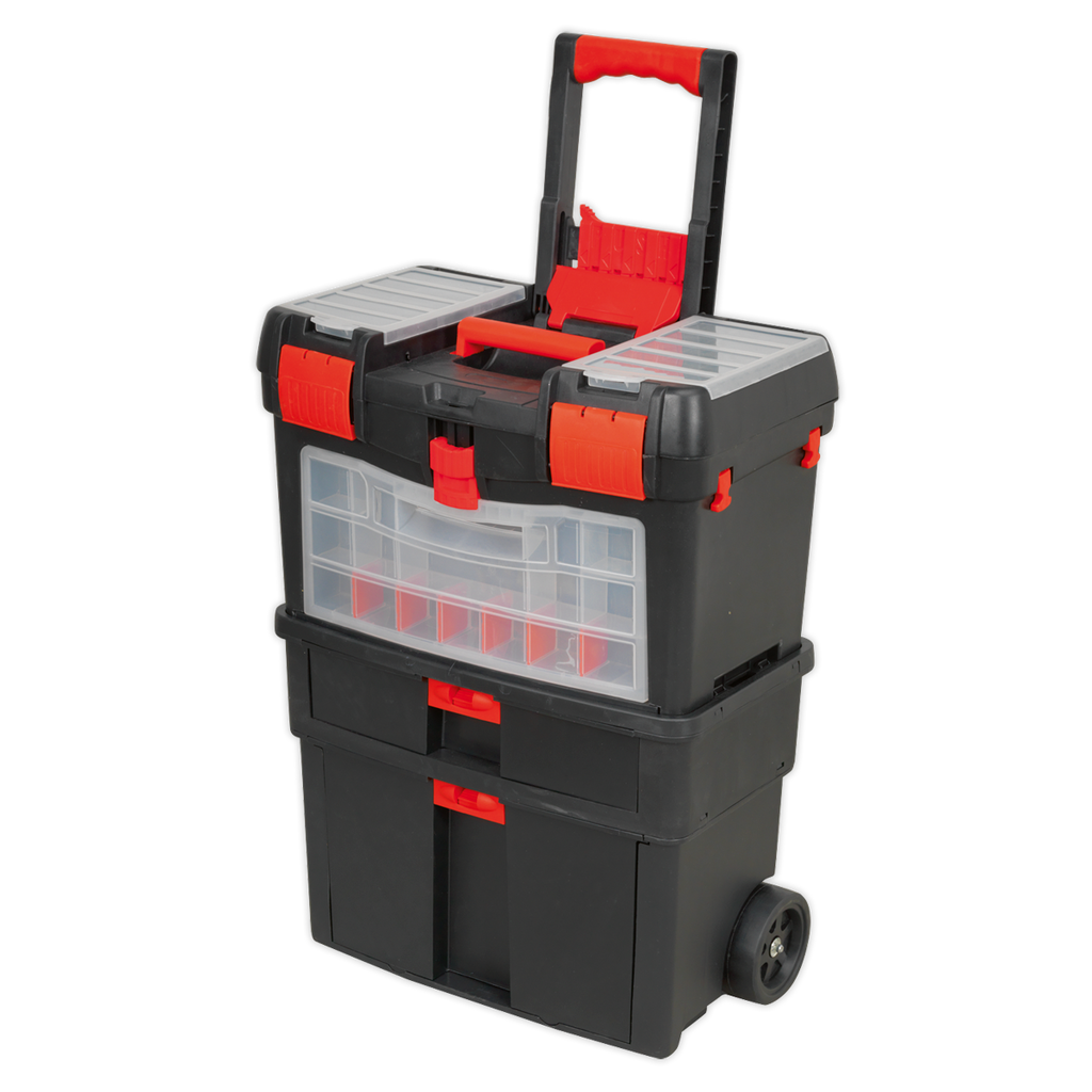 Mobile Toolbox with Tote Tray & Removable Assortment Box (AP850)