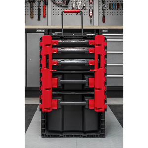 Professional Mobile Toolbox with 5 Removable Storage Cases