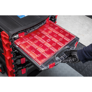 Professional Mobile Toolbox with 5 Removable Storage Cases