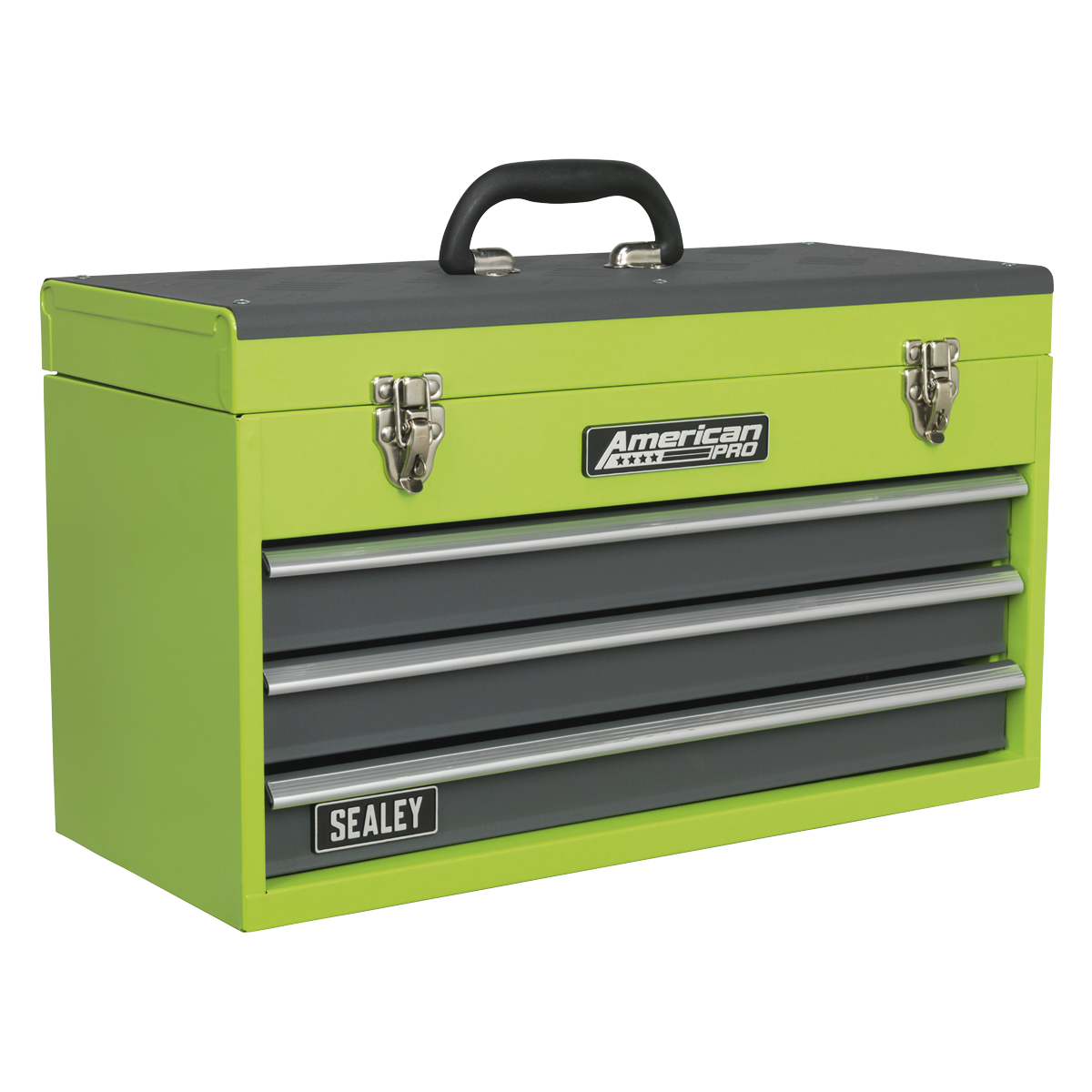 American PRO® Tool Chest, 3 Drawer, Green/Grey (AP9243BBHV)