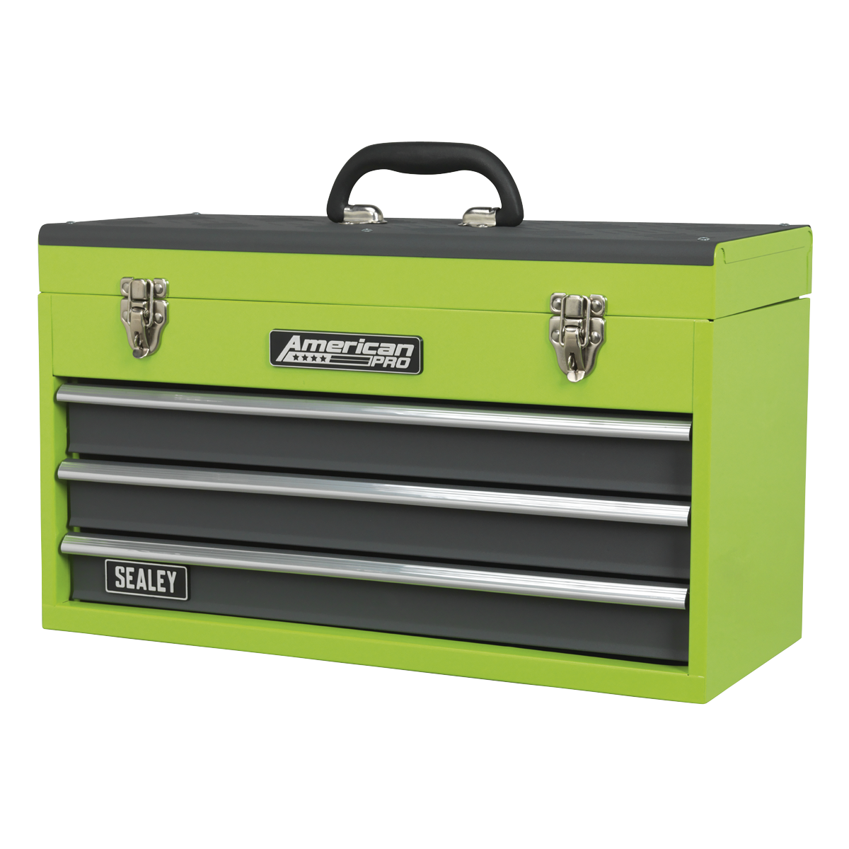 American PRO® Tool Chest 3 Drawer - Green/Grey