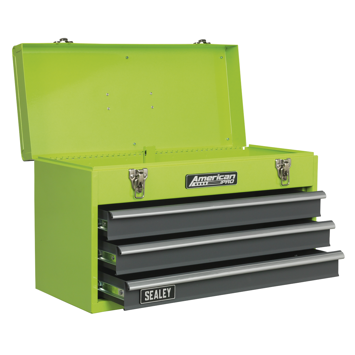 American PRO® Tool Chest, 3 Drawer, Green/Grey (AP9243BBHV)