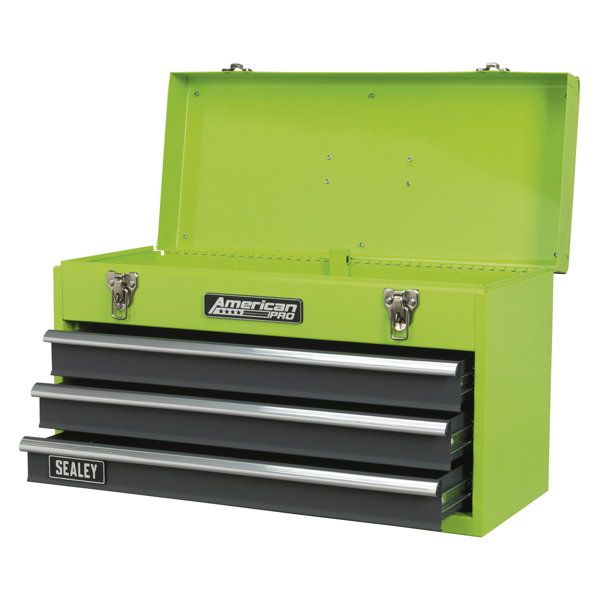 American PRO® Tool Chest, 3 Drawer, Green/Grey (AP9243BBHV)