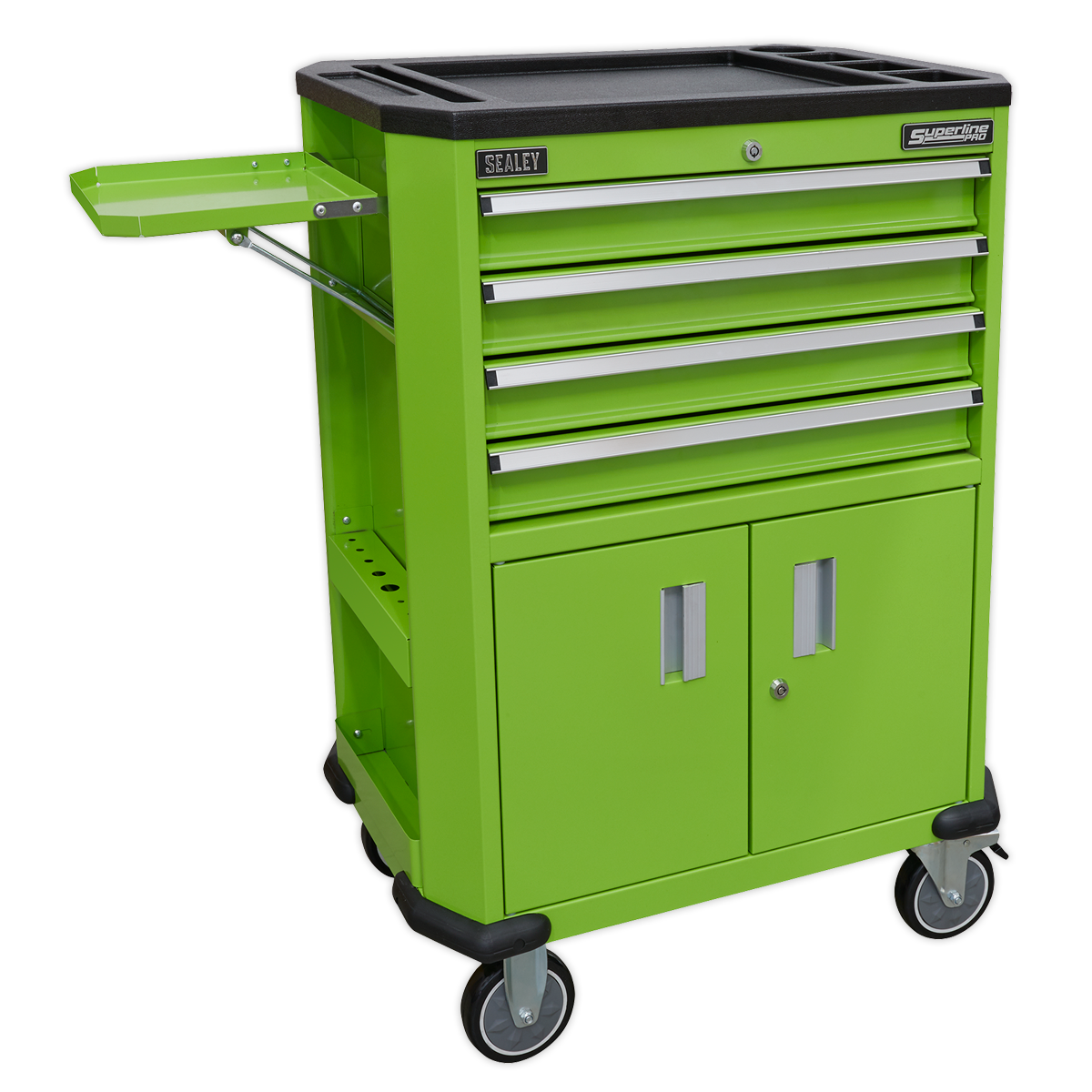 Superline PRO® Tool Trolley with 4 Drawers & 2 Door Cupboard