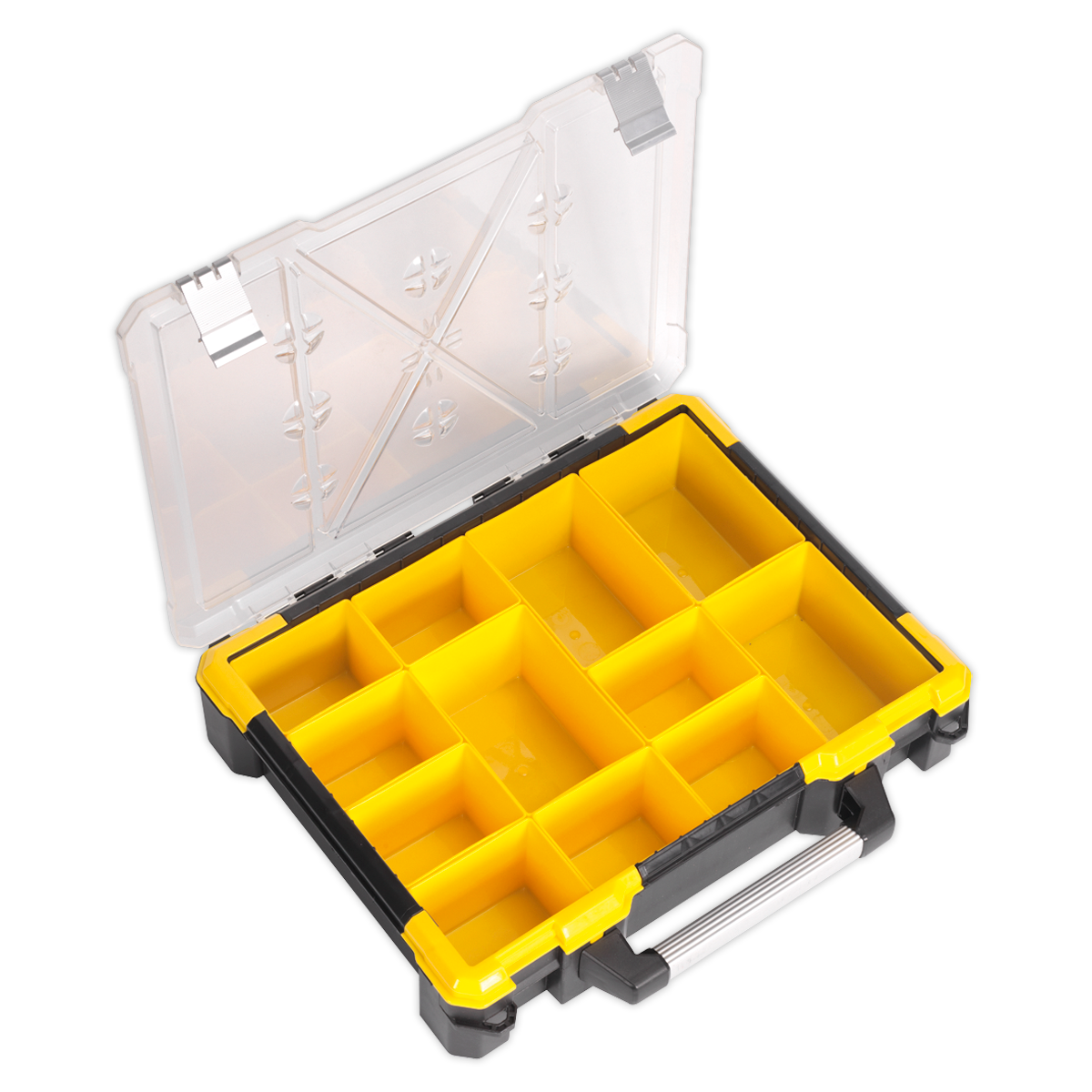 Parts Storage Case with 12 Removable Compartments 490mm