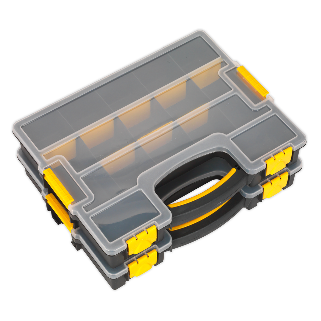 Stackable Parts Storage Case with Removable Compartments (APAS15A)