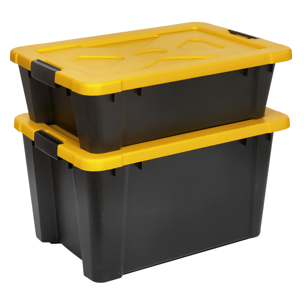 Composite Stackable Storage Box with Lid, 27L (APB27)