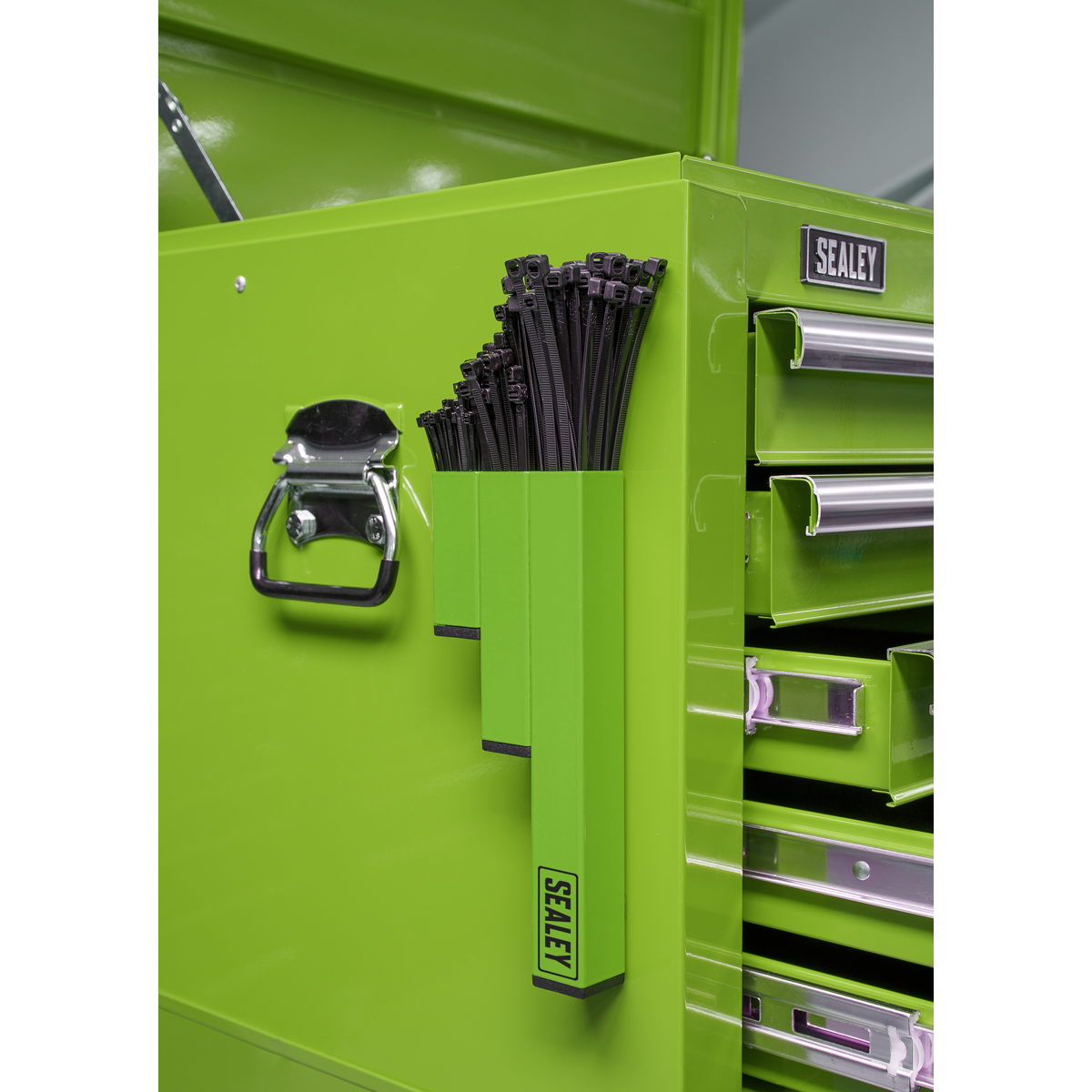 Magnetic Cable Tie Holder, Hi-Vis Green (APCTHHV)