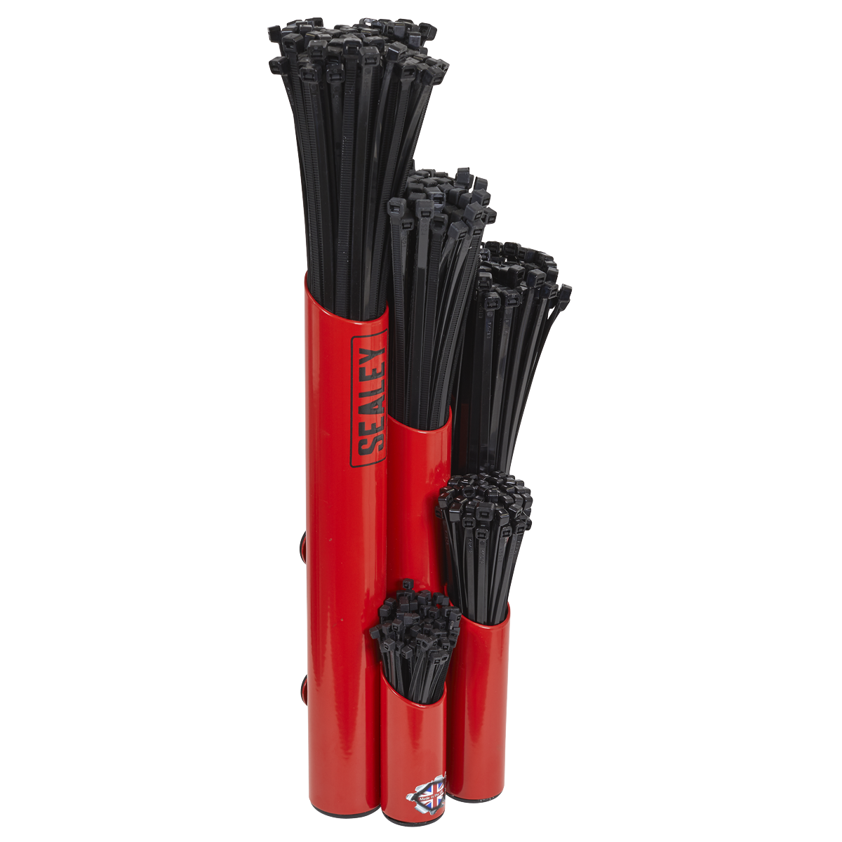 Large Magnetic Cable Tie Holder - Red