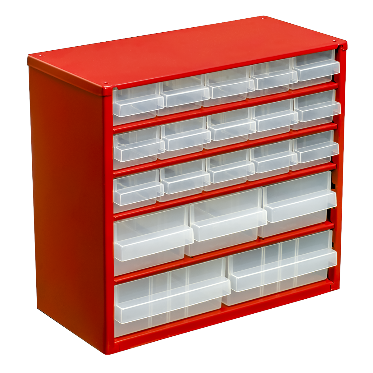 Cabinet Box, 20 Drawer, Red (APDC20)