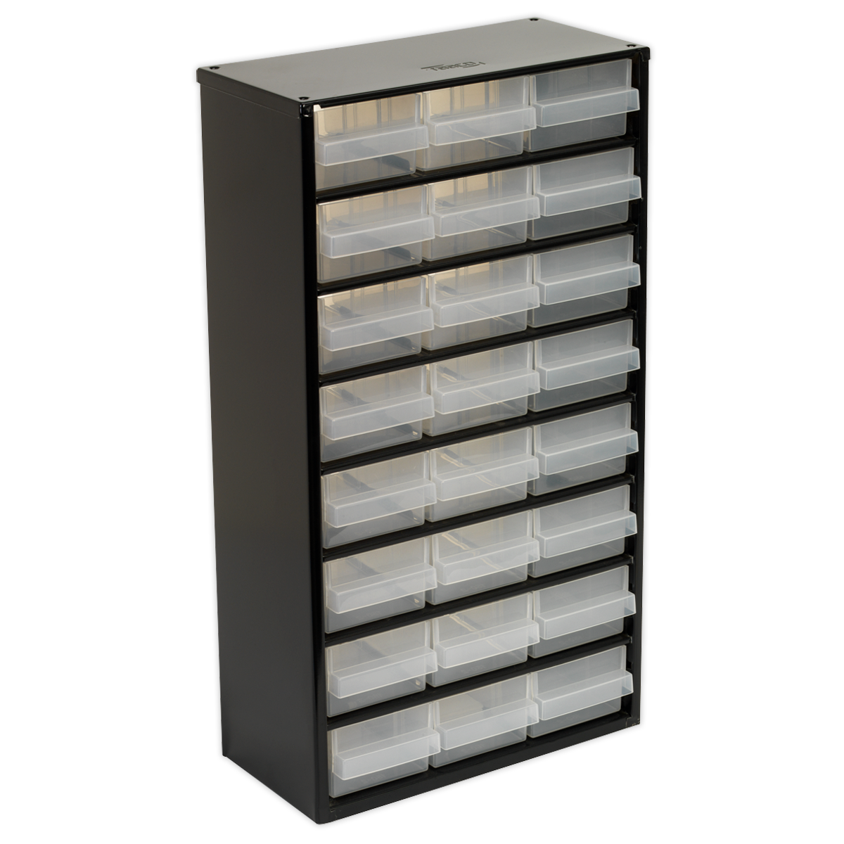 Cabinet Box, 24 Drawer, Black (APDC24)