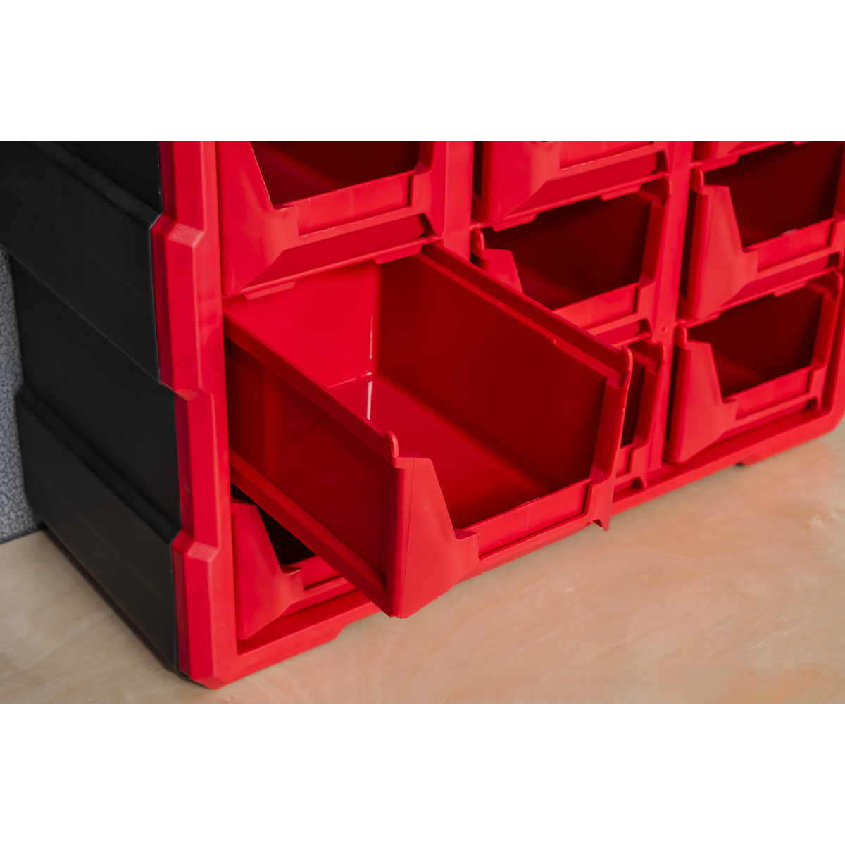 Cabinet Box, 39 Drawer, Red/Black (APDC39R)