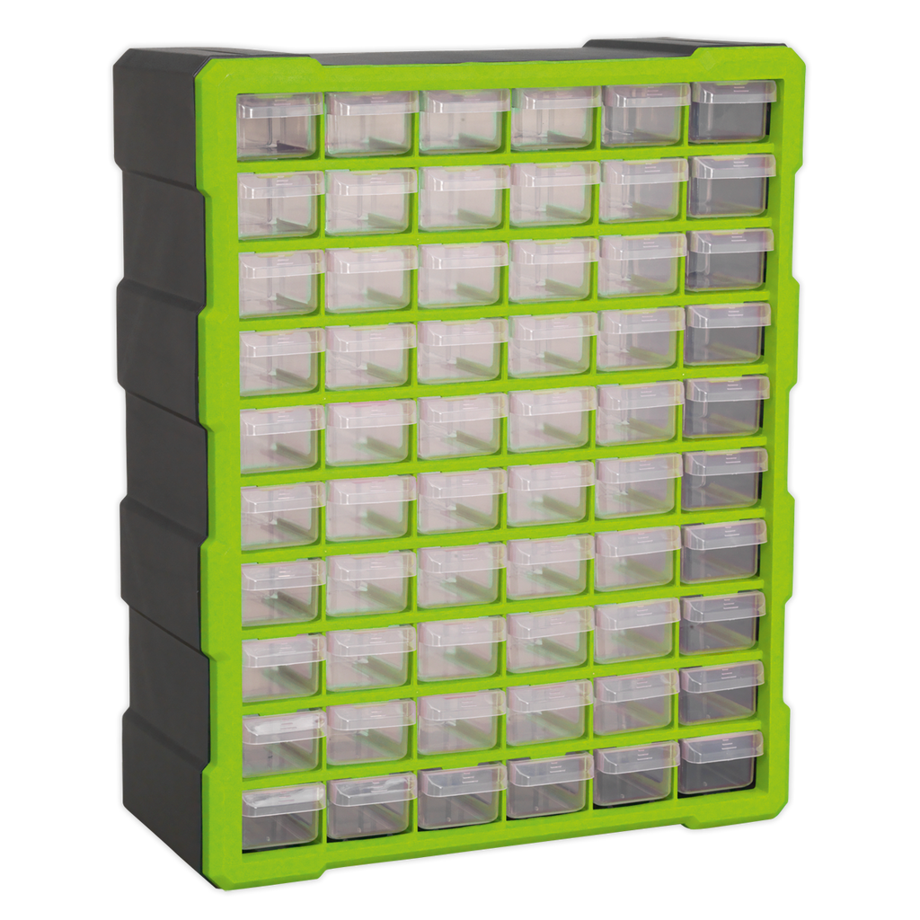 Cabinet Box, 60 Drawer, Green/Black (APDC60HV)