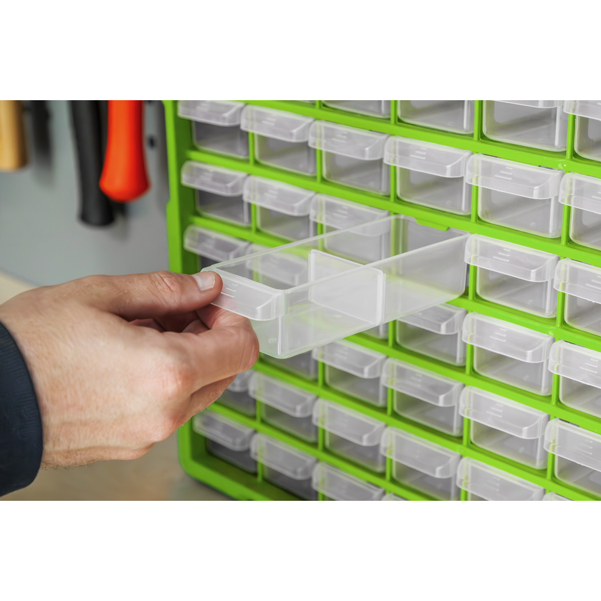 Cabinet Box, 60 Drawer, Green/Black (APDC60HV)