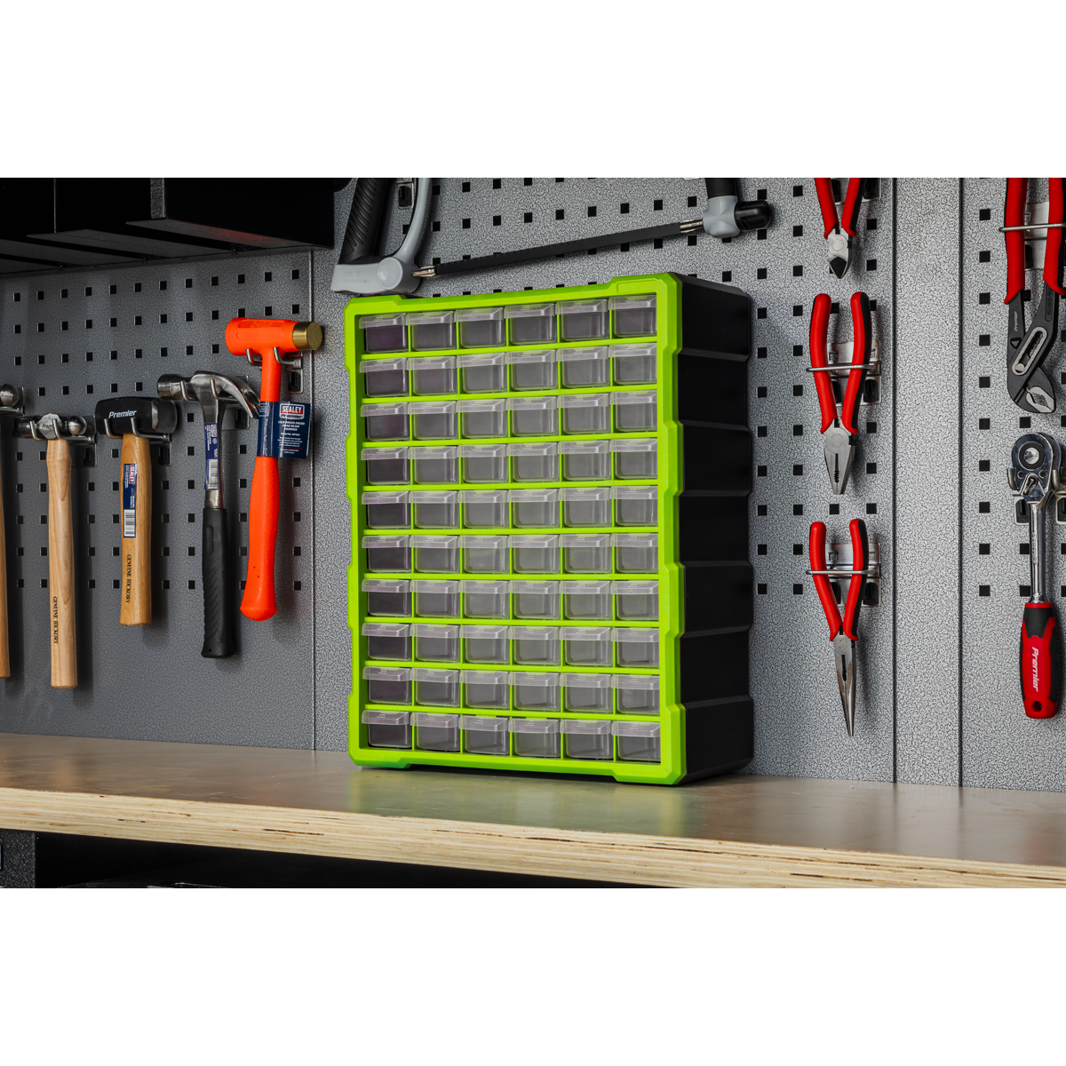 Cabinet Box, 60 Drawer, Green/Black (APDC60HV)