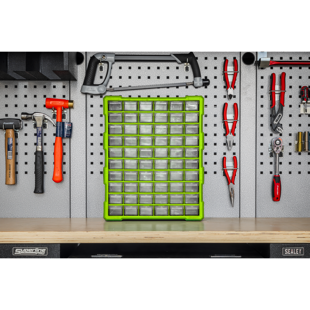 Cabinet Box, 60 Drawer, Green/Black (APDC60HV)