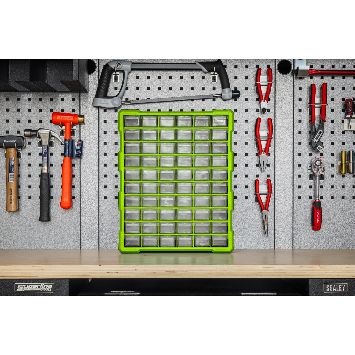 Cabinet Box, 60 Drawer, Green/Black (APDC60HV)