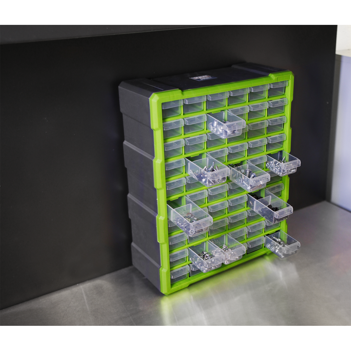 Cabinet Box, 60 Drawer, Green/Black (APDC60HV)