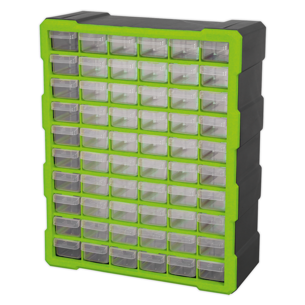 Cabinet Box, 60 Drawer, Green/Black (APDC60HV)