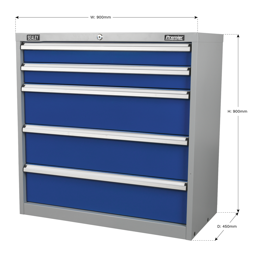 Premier Industrial™ Cabinet 5 Drawer