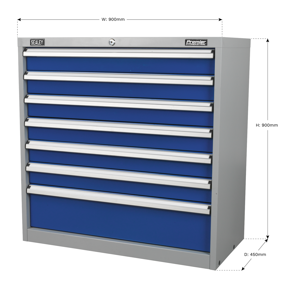 Premier Industrial™ Cabinet 7 Drawer