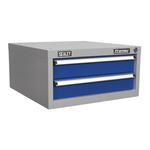 Premier Industrial™ Double Drawer Unit for API Series Workbenches