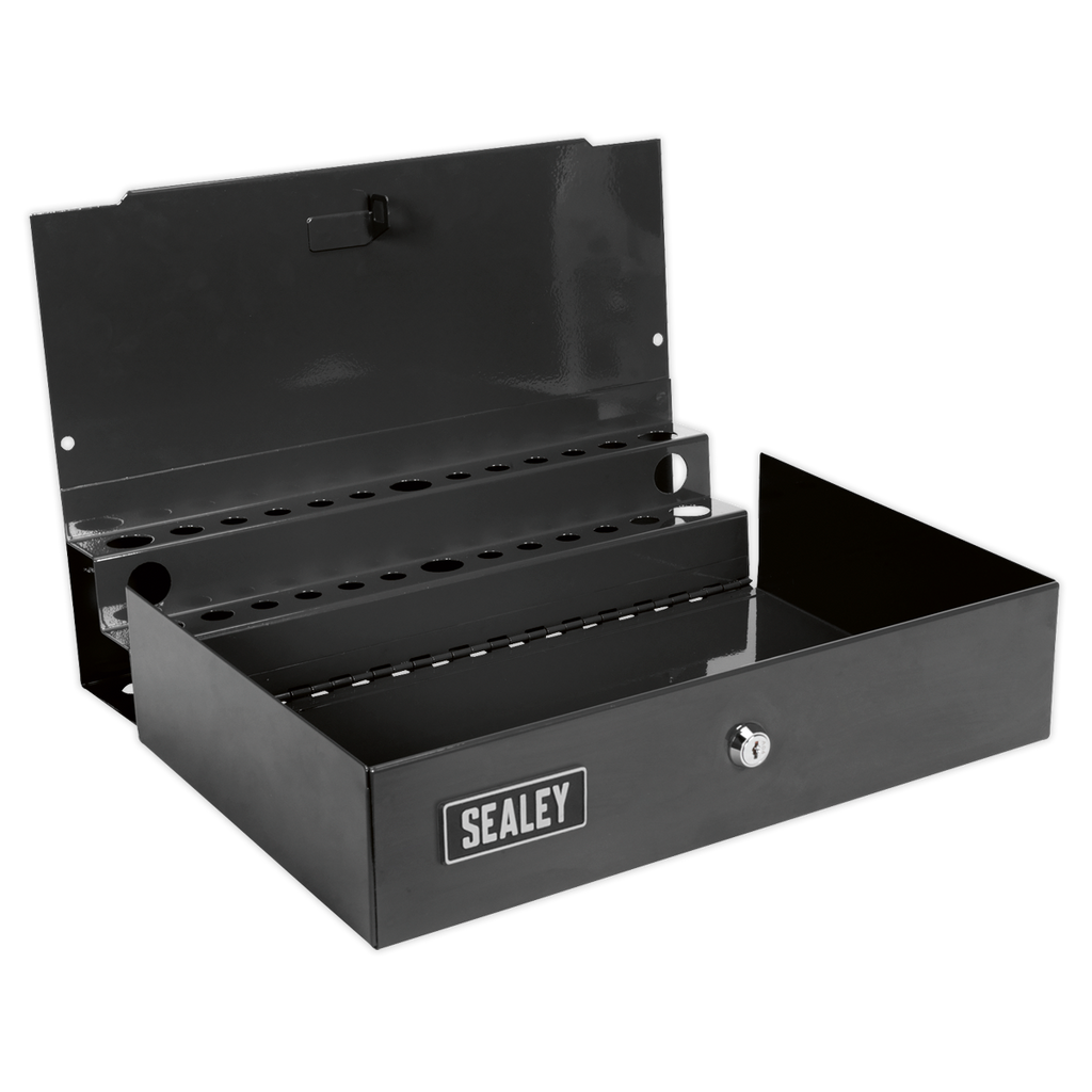 Side Cabinet for Long Handle Tools, Black (APLHTB)