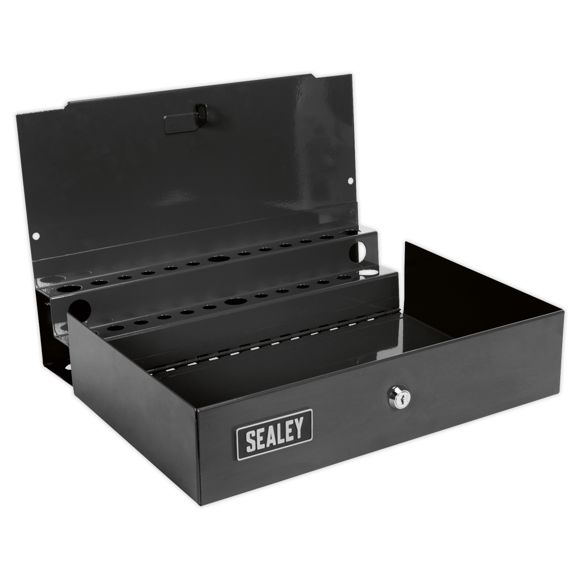 Side Cabinet for Long Handle Tools, Black (APLHTB)