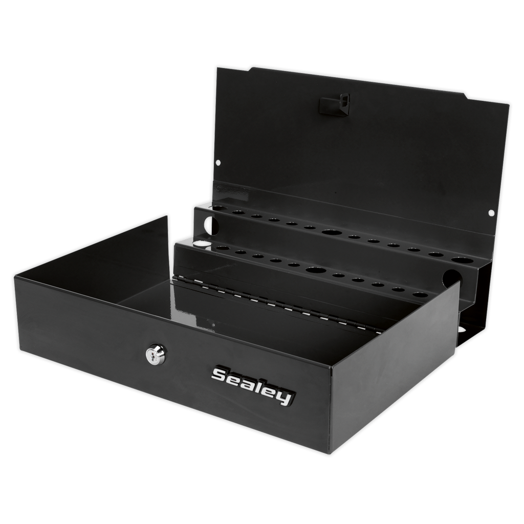 Side Cabinet for Long Handle Tools, Black (APLHTB)