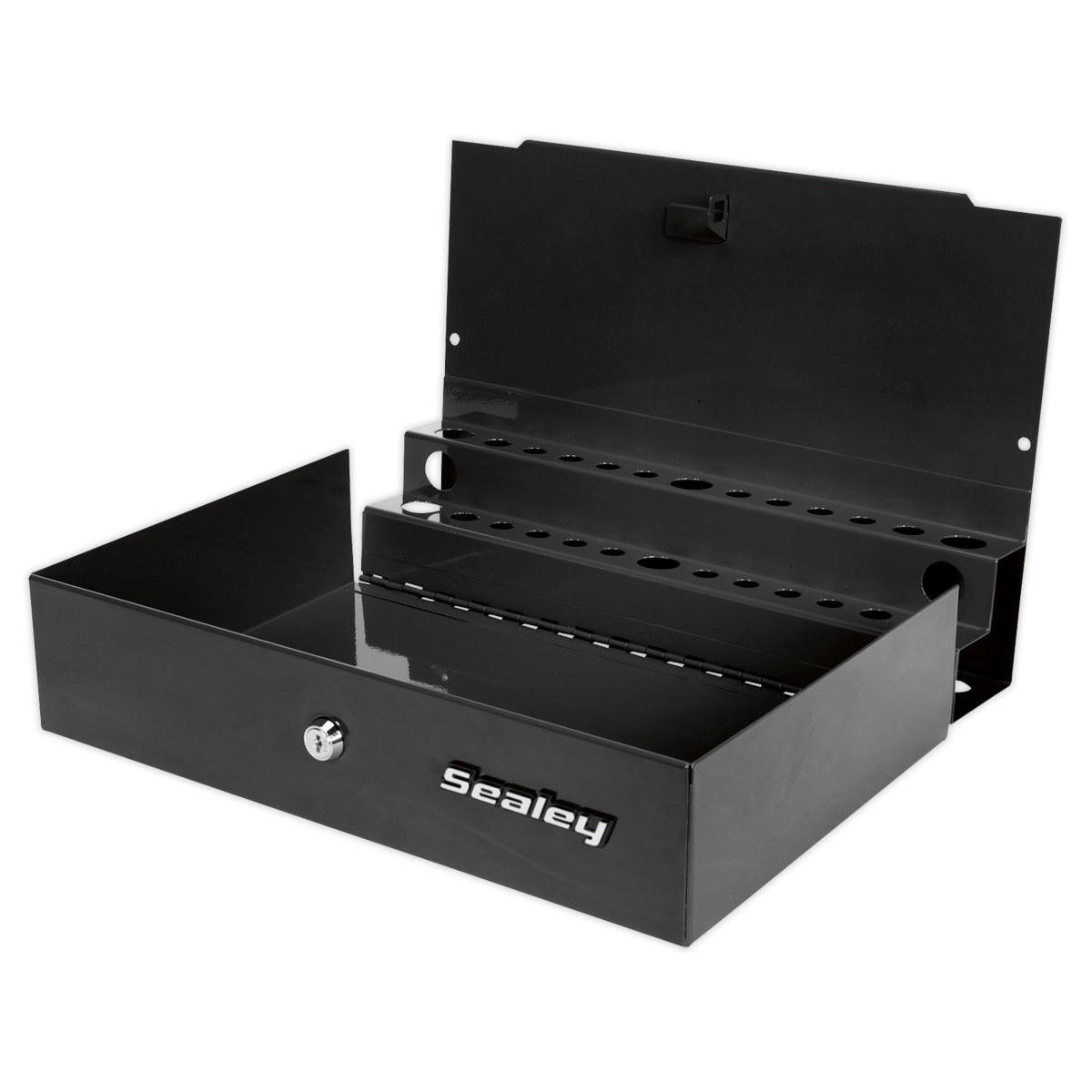 Side Cabinet for Long Handle Tools, Black (APLHTB)