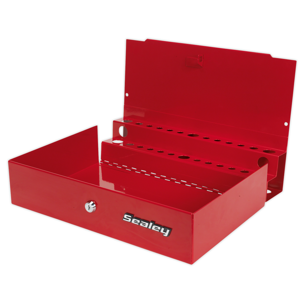 Side Cabinet for Long Handle Tools, Red (APLHT)