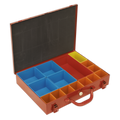 Metal Case with 15 Storage Bins (APMC15)