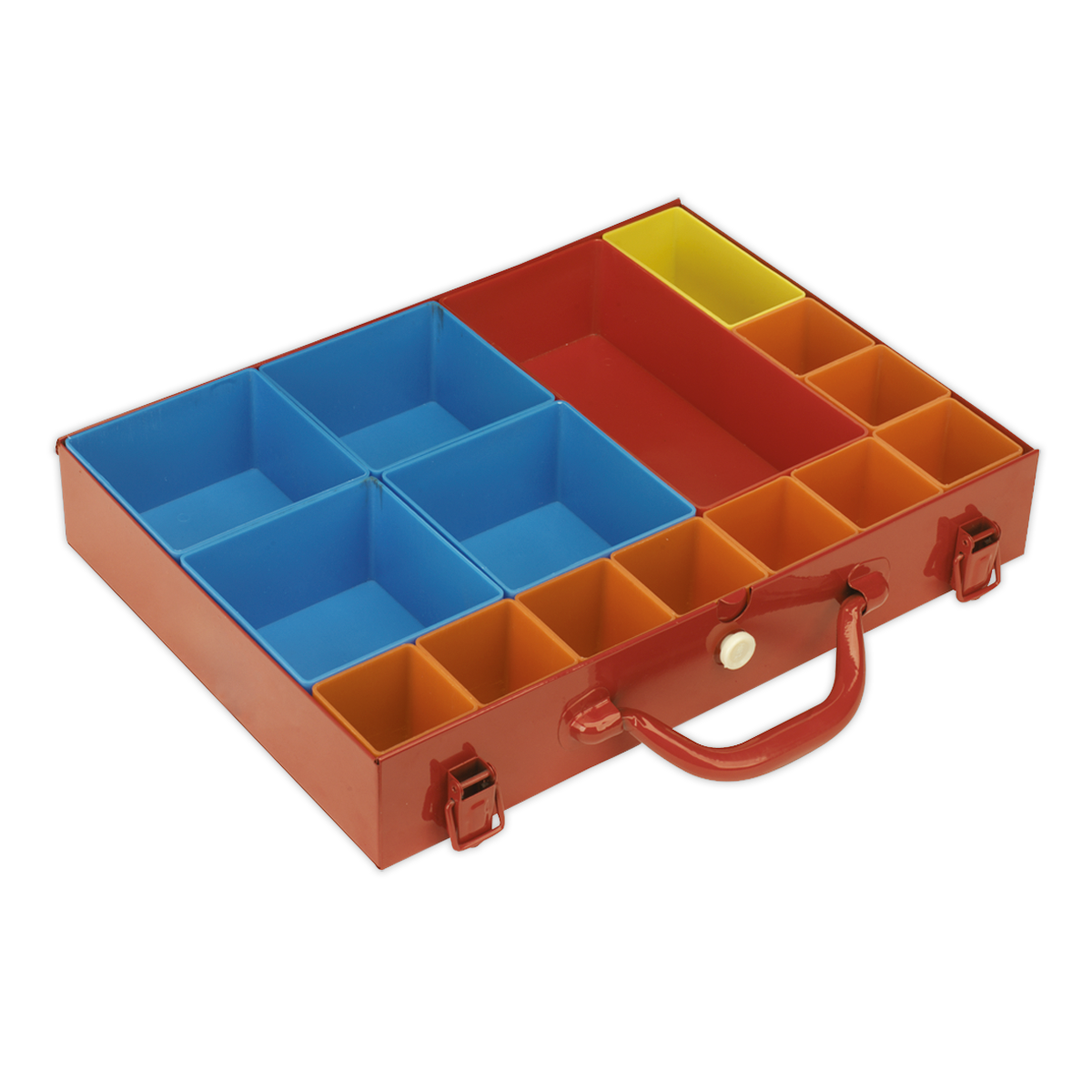 Metal Case with 15 Storage Bins (APMC15)