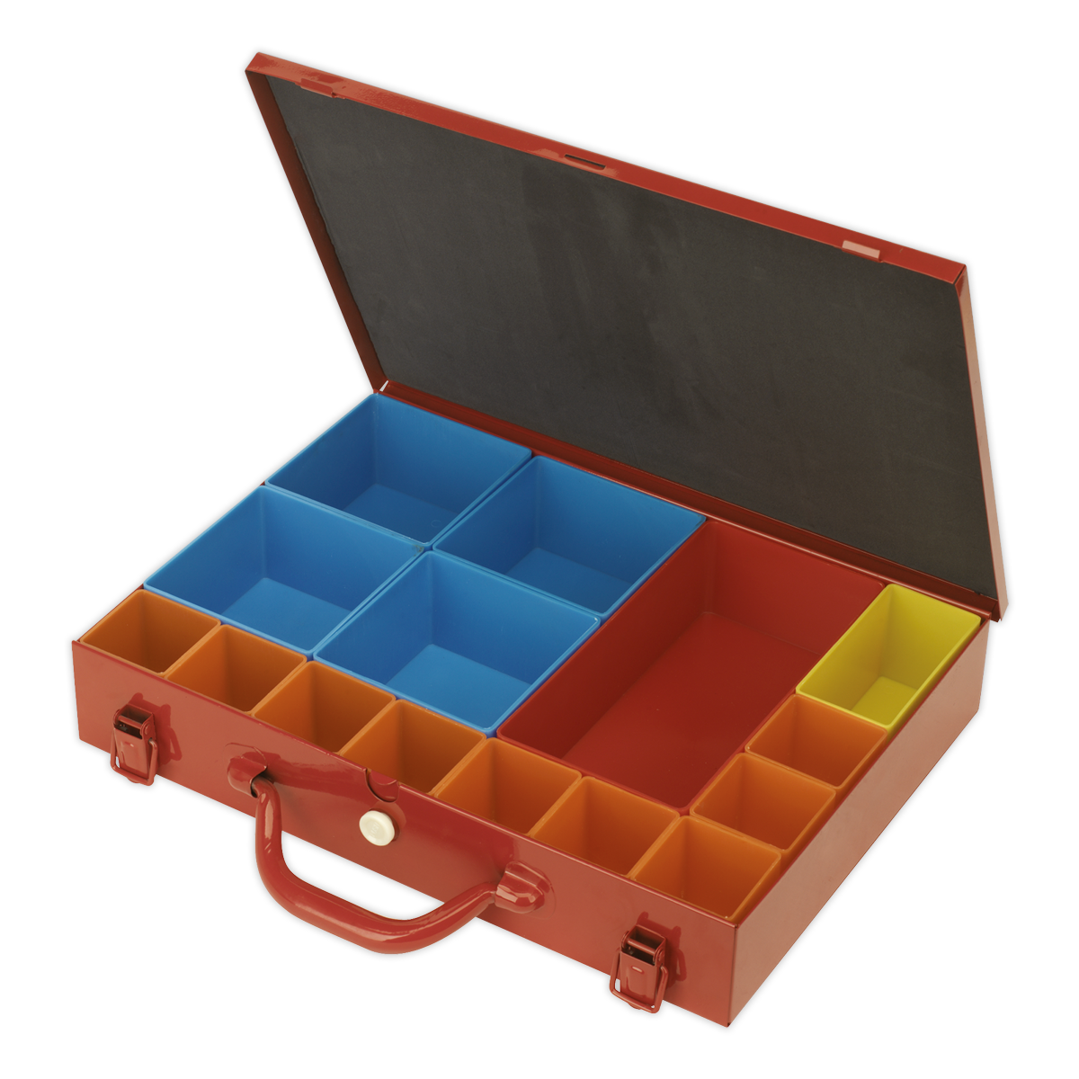 Metal Case with 15 Storage Bins (APMC15)