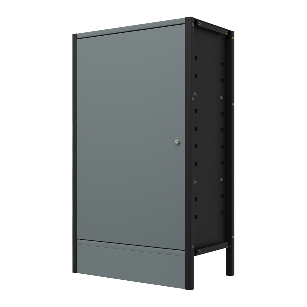 Modular Storage Base Cupboard Unit 3 Shelves 580mm