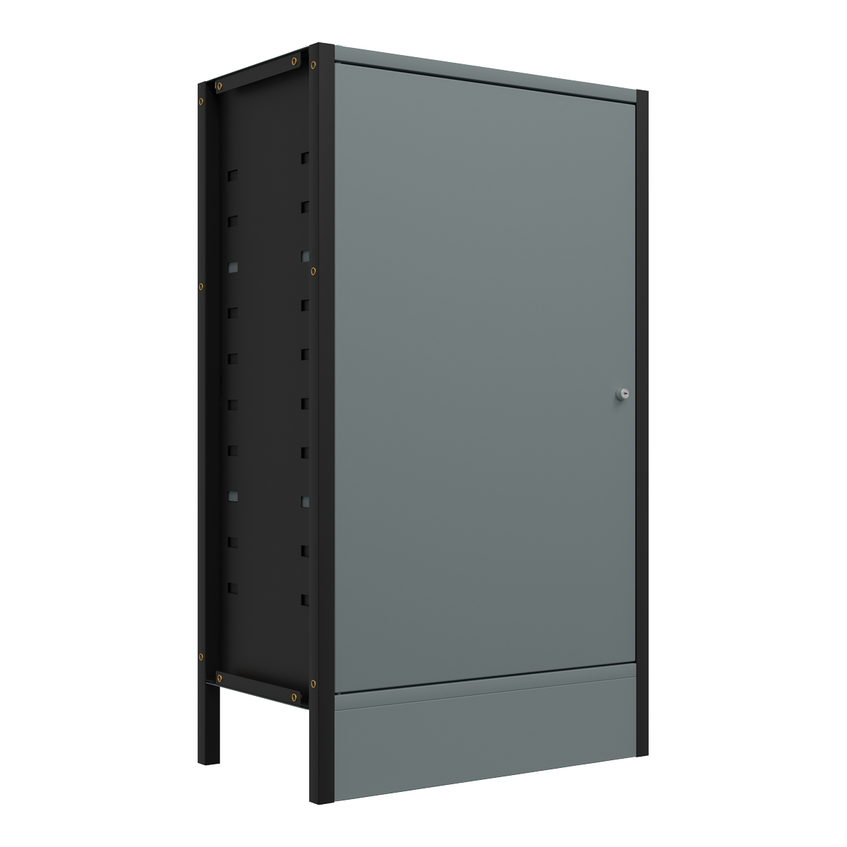 Modular Storage Base Cupboard Unit 3 Shelves 580mm