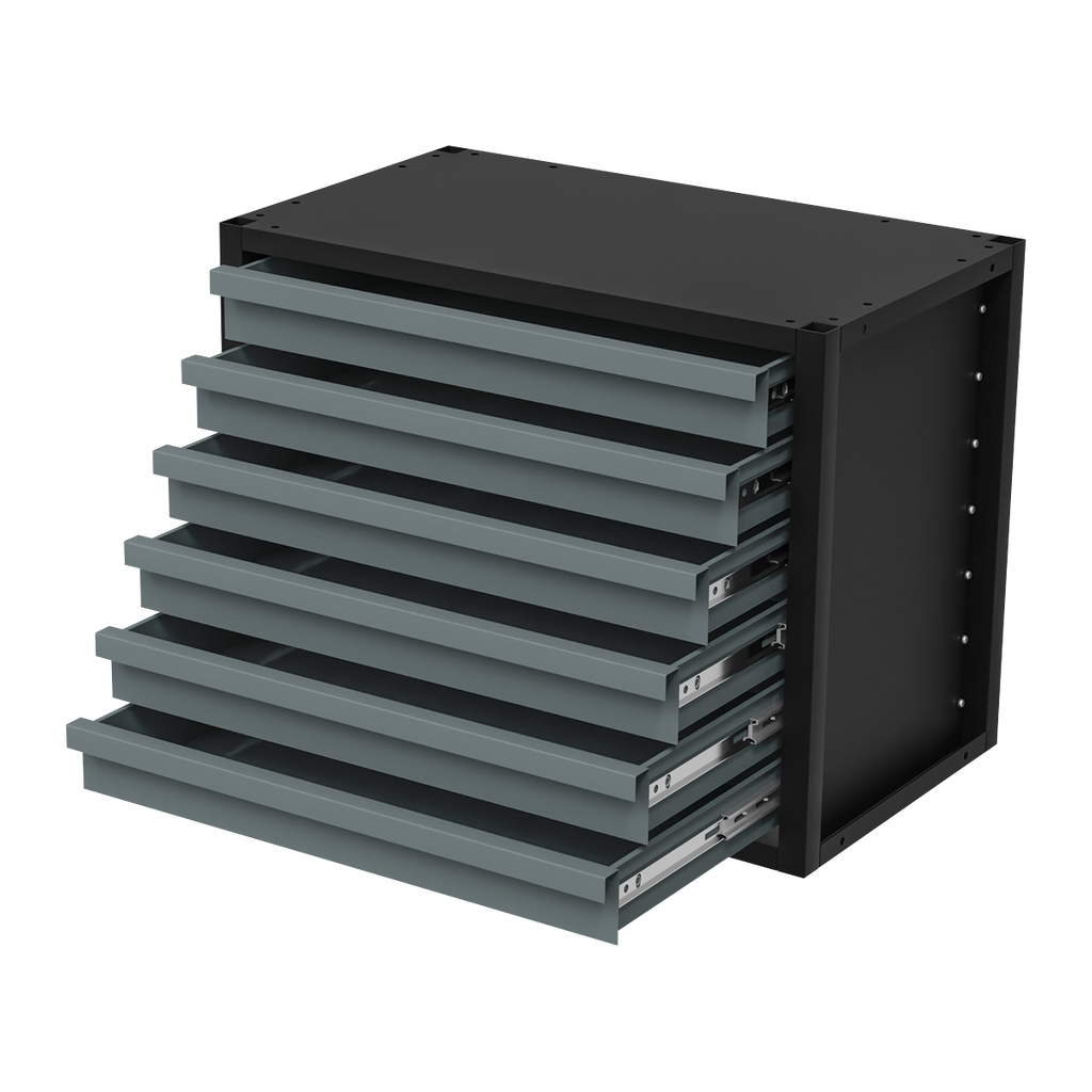 Modular Storage Mid Unit 6 Drawer 580mm