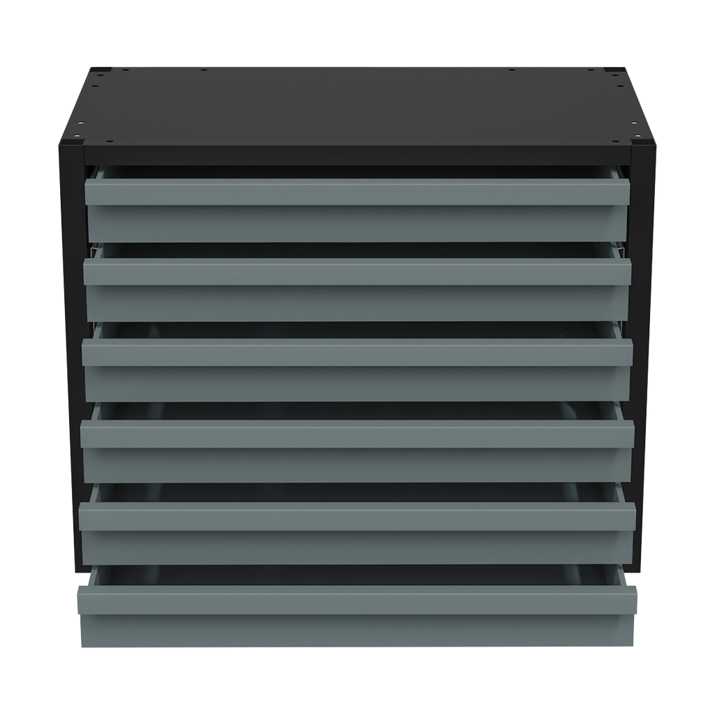 Modular Storage Mid Unit 6 Drawer 580mm
