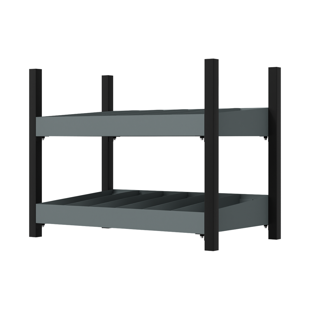 Modular Storage Mid Unit 2 Compartment Shelve 580mm