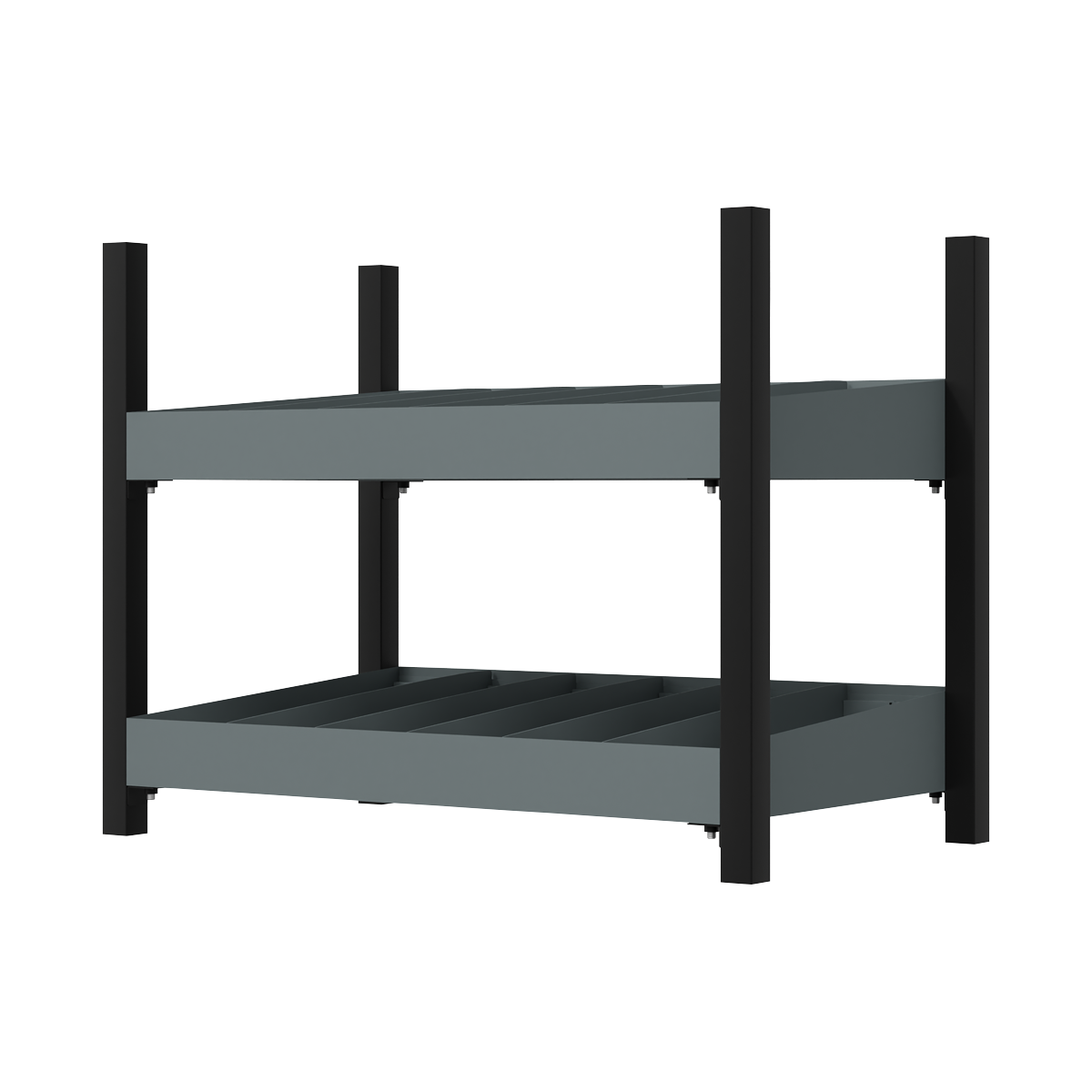 Modular Storage Mid Unit 2 Compartment Shelve 580mm