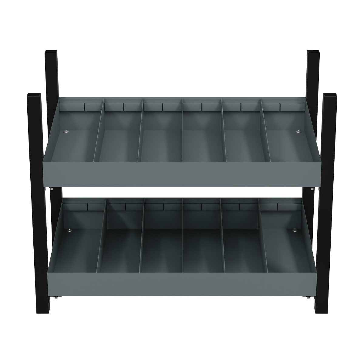 Modular Storage Mid Unit 2 Compartment Shelve 580mm